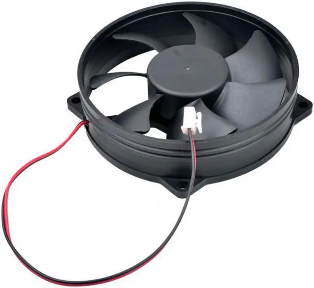Alt view image 2 of 4 - DF0922512SEHN 92mm 80mm fan 92x92x25mm 80x80x25mm DC12V 0.20A 2pin Round cooling fan for case