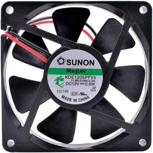 Alt view image 2 of 4 - KDE1205PFV4 5cm 50x50x10mm 50mm fan DC12V 0.6W Small mini computer case motherboard CPU cooling fan