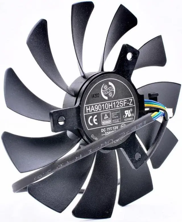 Alt view image 2 of 5 - HA9010H12SF-Z 12V 0.57A 85mm 40mm Mounting pitch 4Wire 4Pin For Dataland Graphics Card Cooling Fan