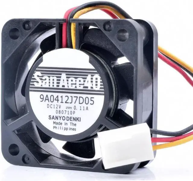 Alt view image 2 of 4 - 9A0412J7D05 4cm 4015 40x40x15mm 12V 0.11A 3pin large air volume switch motherboard cooling fan