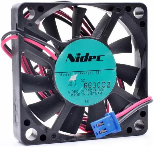 Main image of D05X-12TL 5cm 5010 50x50x10mm 50mm fan 12V 0.06A very quiet north and south bridge cooling fan
