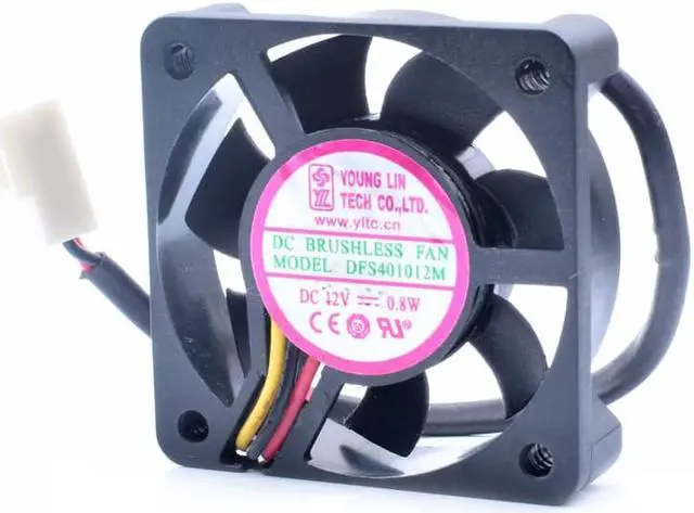 Main image of DFS401012M 4cm 4010 40x40x10mm 12V 0.8W small very quiet central control heatsink video recorder fan