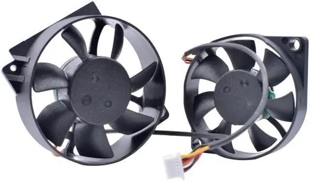 Alt view image 2 of 3 - AD5012UB-D73 AD4512XB-G73 12V 0.30A Dual Fan  Projector Cooling Fan