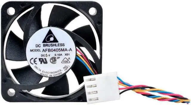 Alt view image 4 of 6 - AFB0405MA-A 4cm 40mm fan 40x40x10mm 4010 DC5V 0.10A ball bearing 4 wires pwm silent cooling fan for small case