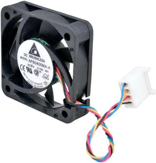 Alt view image 6 of 6 - AFB0405MA-A 4cm 40mm fan 40x40x10mm 4010 DC5V 0.10A ball bearing 4 wires pwm silent cooling fan for small case