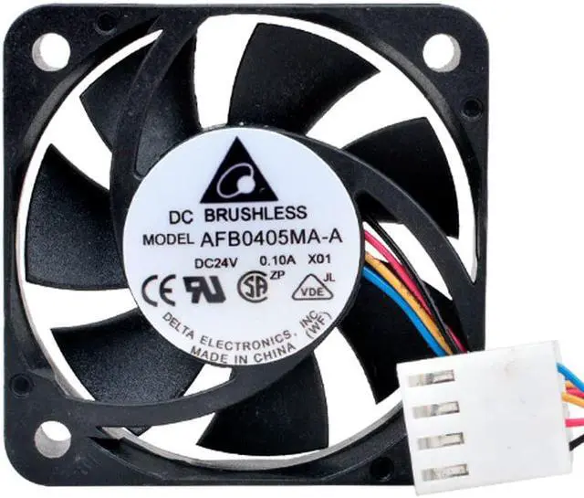 Alt view image 5 of 6 - AFB0405MA-A 4cm 40mm fan 40x40x10mm 4010 DC5V 0.10A ball bearing 4 wires pwm silent cooling fan for small case