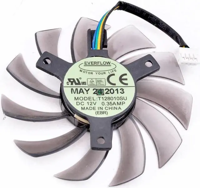 Main image of T128010SU 12V 0.35A GTX780 GTX770 GTX760 GTX680 graphics card cooling fan