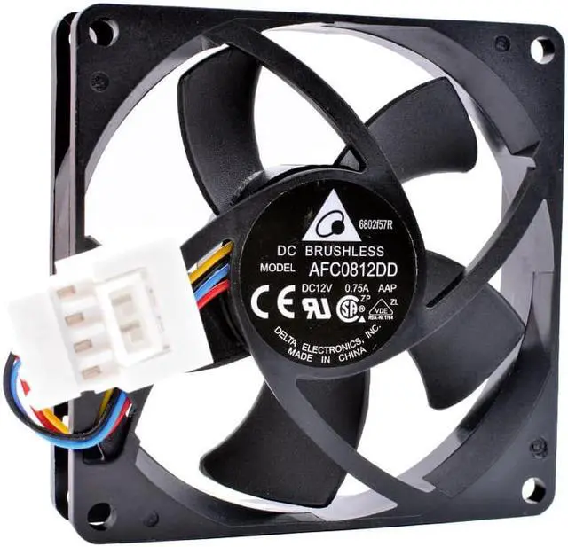 Main image of AFC0812DD 8cm 80mm 12V 0.75A Double ball bearing large air volume server cooling fan