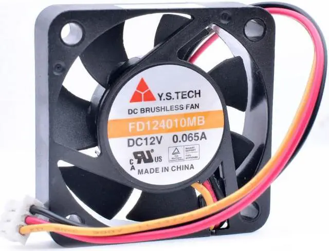 Main image of Y.S FD124010MB 4cm 4010 40x40x10mm 40mm fan 12V 0.065A 3 lines very quiet cooling fan