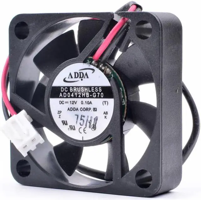 Alt view image 2 of 4 - AD0412HB-G70 4cm 4010 40x40x10mm 40mm fan 12V 0.10A video recorder North and South Bridge silent cooling fan