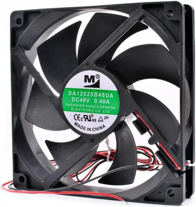 Alt view image 3 of 4 - DA12025B48UA 12cm 12025 120x120x25mm 48V 0.40A server inverter cooling fan