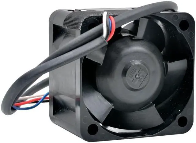 Alt view image 3 of 6 - 1511FB-04W-B56 4cm 40mm fan 40x40x28mm DC12V 0.46A 4pin double ball bearing cooling fan for server power supply