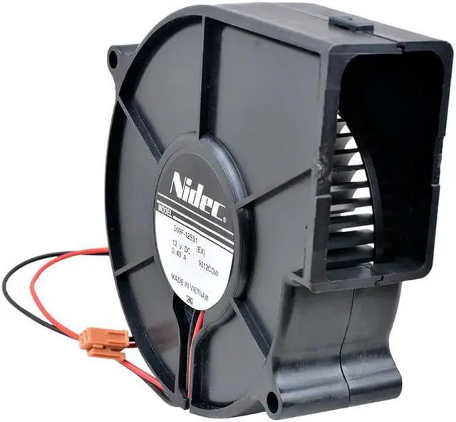 Alt view image 2 of 6 - D09F-12SS1 93x93x30mm blower DC12V 0.45A 2 lines centrifugal turbo blower cooling fan for copier projector