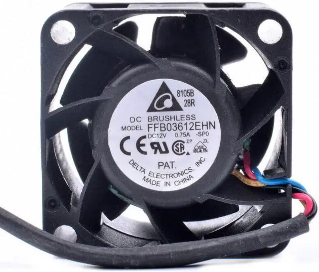 Alt view image 4 of 4 - FFB03612EHN 3.6cm 3628 12V 0.75A 4-line switch server power supply cooling fan