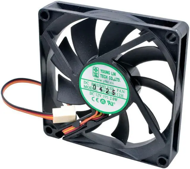 Alt view image 2 of 4 - Brand new DFB801512H 8cm 80mm fan 80x80x15mm DC12V 2.0W double ball bearing 4pin pwm cooling fan for case CPU