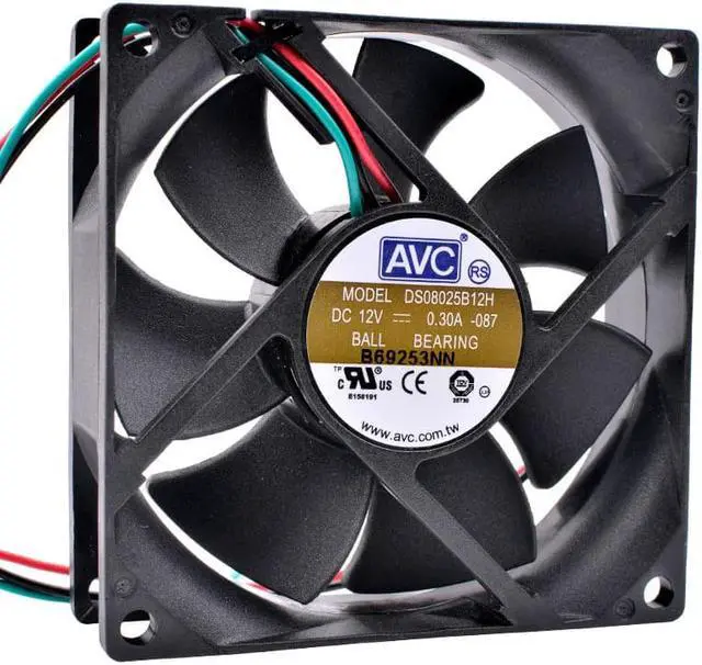 Main image of DS08025B12H 8cm 80mm fan 8025 DC12V 0.30A Ball high air volume computer chassis CPU power cooling fan