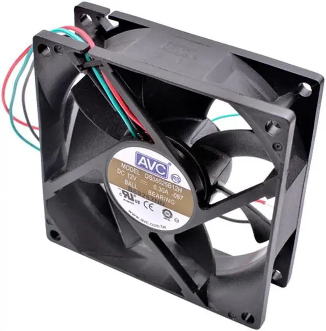 Alt view image 2 of 4 - DS08025B12H 8cm 80mm fan 8025 DC12V 0.30A Ball high air volume computer chassis CPU power cooling fan
