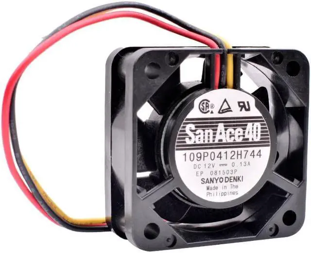 Main image of 109P0412H744 4cm 4015 40x40x15mm 12V 0.13A  switch server cooling fan