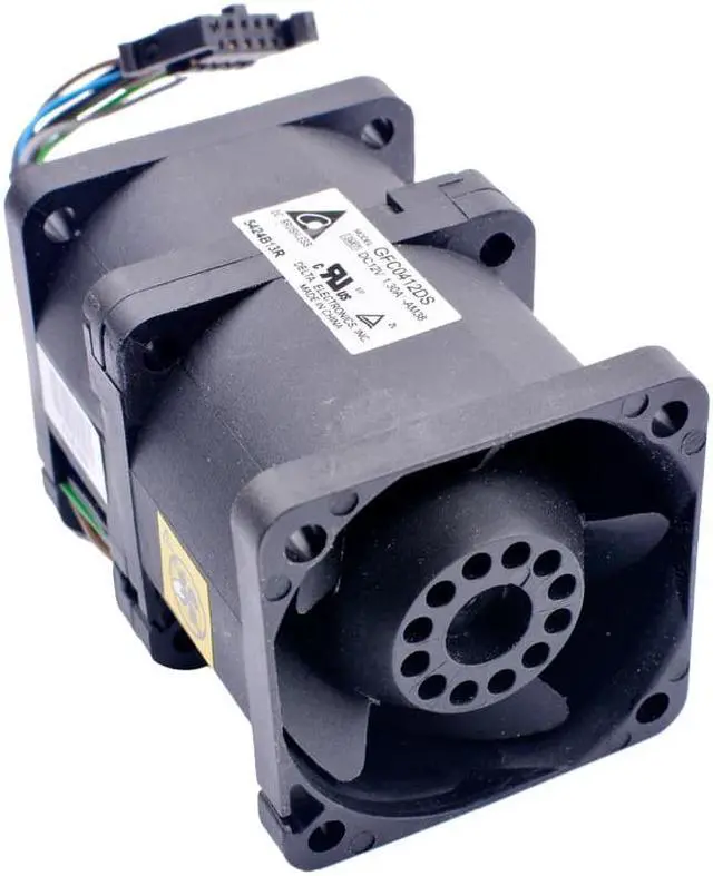 Alt view image 3 of 3 - GFC0412DS-SM07 AM38  4cm 40x40x56mm 4056 DC12V 1.30A Server Cooling Fan