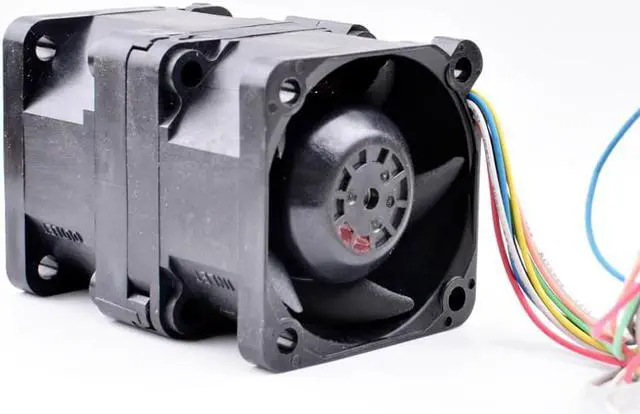 Alt view image 3 of 4 - R40W12BHCA-07J23 4cm 40x40x56mm 4056 DC12V 0.95A Server cooling fan
