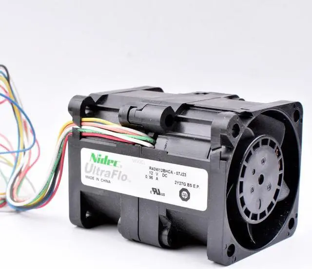 Alt view image 2 of 4 - R40W12BHCA-07J23 4cm 40x40x56mm 4056 DC12V 0.95A Server cooling fan