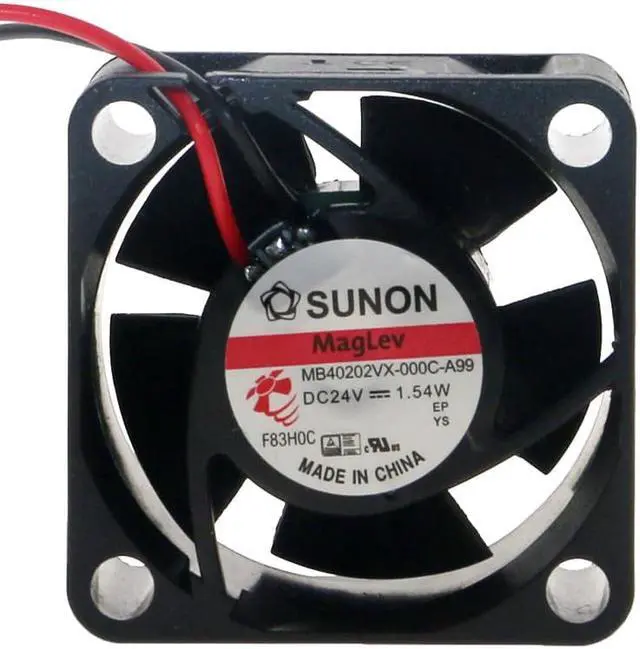 Alt view image 2 of 7 - MB40202VX-000C-A99 4cm 4020 40mm fan DC 24V 1.54W Inverter recorder cooling fan