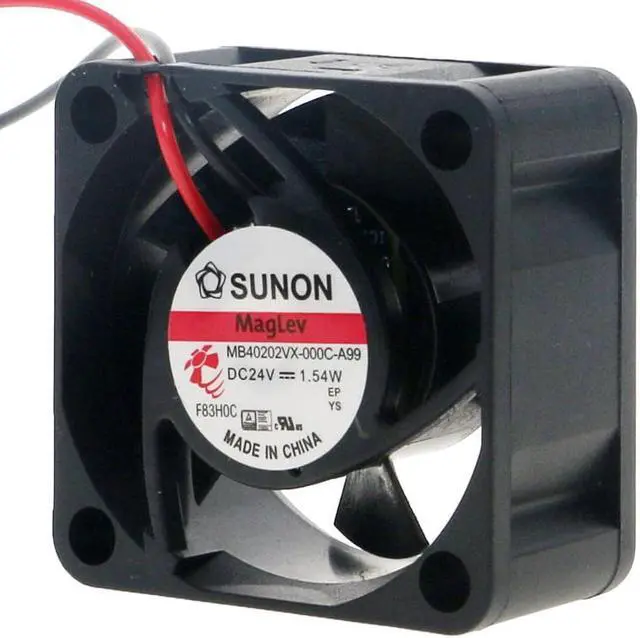 Alt view image 3 of 7 - MB40202VX-000C-A99 4cm 4020 40mm fan DC 24V 1.54W Inverter recorder cooling fan