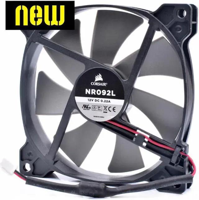 Alt view image 4 of 4 - NR092L 9cm 9015 92x92x15mm 12V 0.22A 2 line 2pin power supply ultra-thin cooling fan