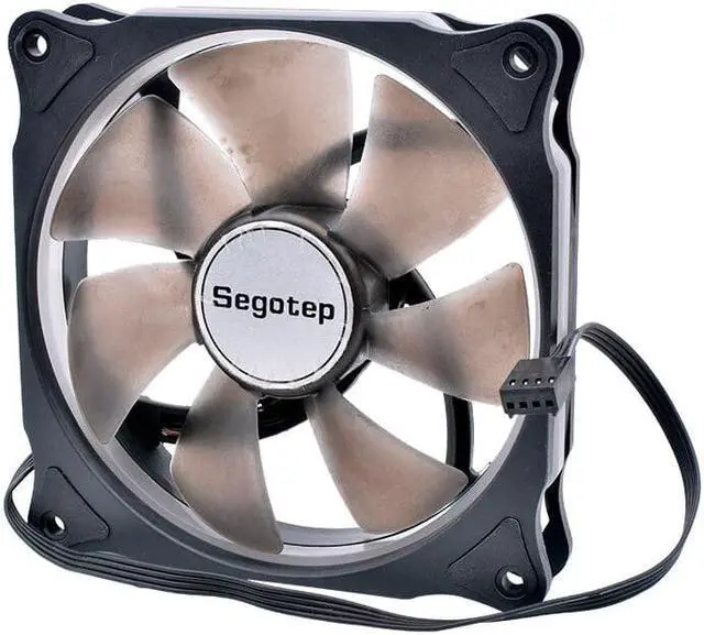 Alt view image 5 of 6 - ACP12025Y-12PWM 12cm 120mm 120x120x25mm 12V 0.25A 4 wire speed control LED blue light cooling fan suitable for chassis CPU