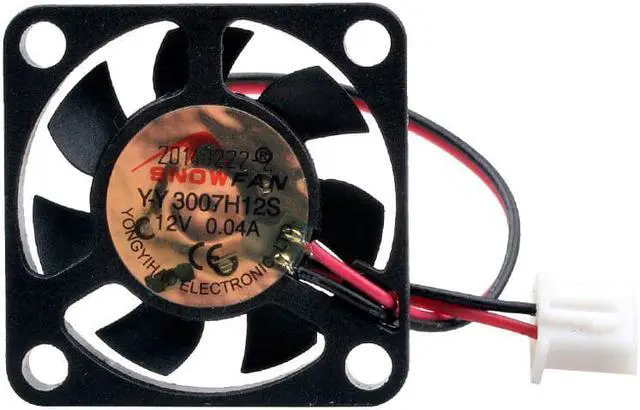 Alt view image 4 of 4 - Y-Y 3007H12S 3cm 30mm fan 30x30x7mm DC12V 0.04A Ultra-Quiet Cooling Fan for Raspberry Pi Small Devices