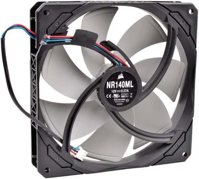 Alt view image 4 of 4 - New NR140ML 14cm 140mm fan 140x140x25mm 14025 DC12V 0.27A cooling fan for RMx Series 850W (2021) power supply