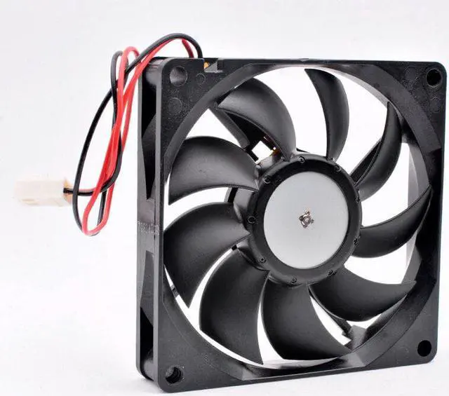 Alt view image 4 of 4 - 3106KL-04W-B70 8cm 80mm fan 80x80x15mm DC12V 0.34A 4200rpm 2 wires 2pin double ball bearings large air volume cooling fan