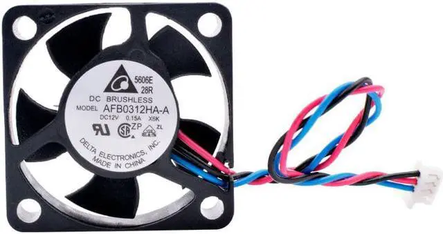 Alt view image 4 of 4 - AFB0312HA-A 3cm 30mm fan 30x30x10mm DC12V 0.15A 3 lines Double ball bearings Cooling fan for projector and driver