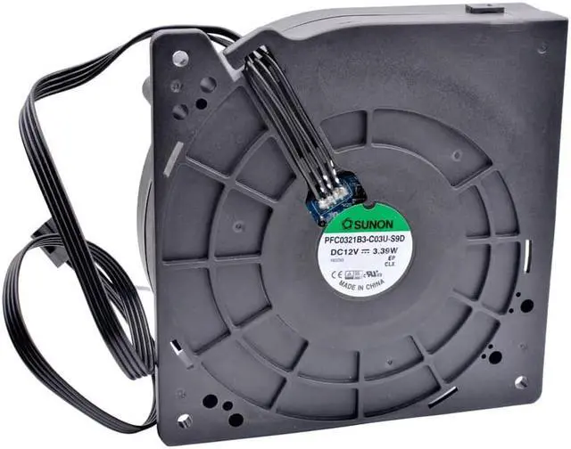 Alt view image 3 of 3 - PFC0321B3-C03U-S9D  12cm 120x120x32mm 12032 DC12V 3.39W 4 lines pwm centrifugal turbo blower cooling fan