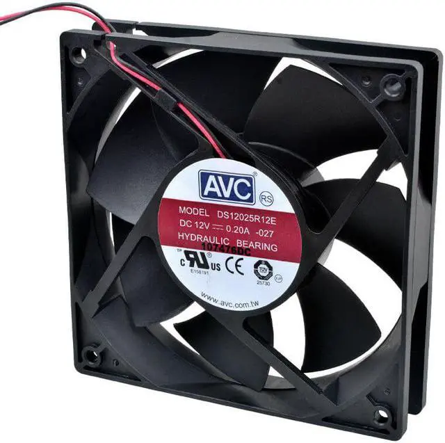 Alt view image 4 of 4 - DS12025R12E 12cm 120mm fan 120x120x25mm DC12V 0.20A Cooling fan for power supply