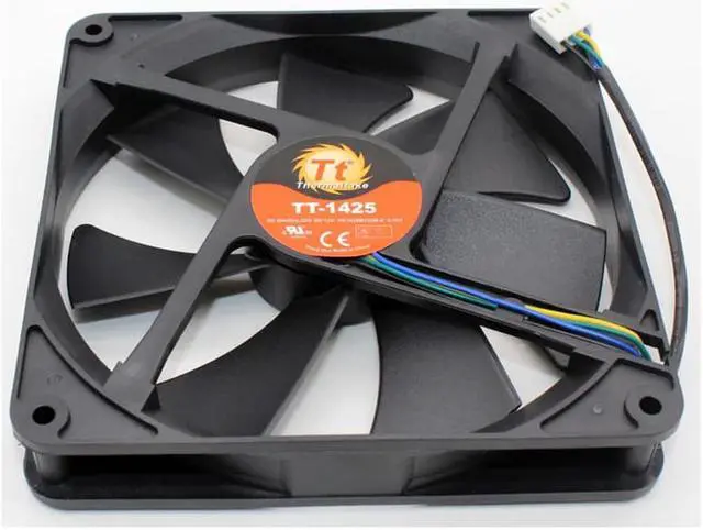 Alt view image 3 of 4 - Tt HA1425M12SB-Z 14cm 14025 12V 0.36A 4 lines pwm computer chassis power cooling fan
