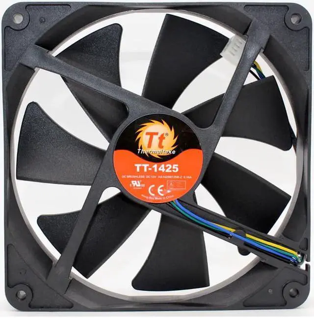 Main image of Tt HA1425M12SB-Z 14cm 14025 12V 0.36A 4 lines pwm computer chassis power cooling fan