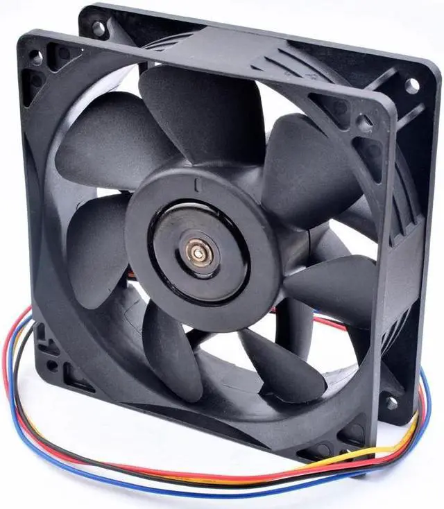 Alt view image 4 of 4 - ANCHAOPU QFR1212GHE 12cm 12038 120x120x38mm 12V 2.7A 4 lines pwm server chassis large air volume cooling fan