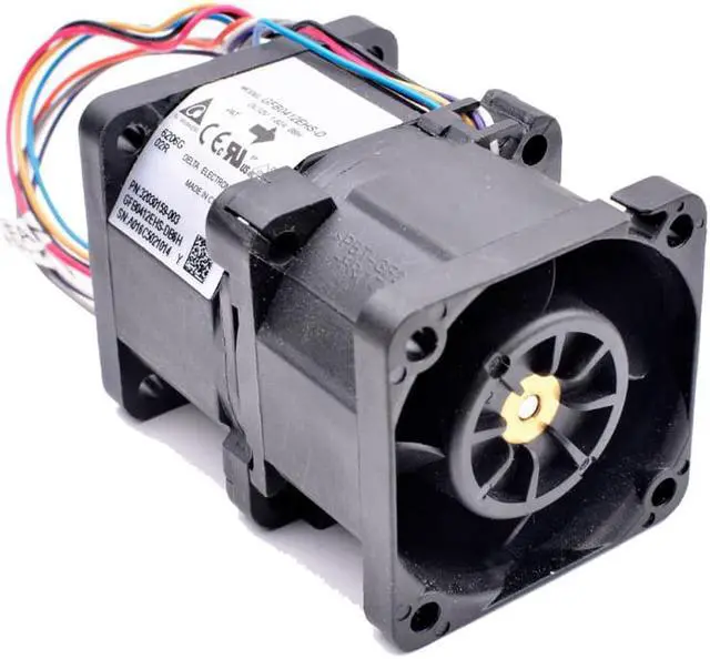 Alt view image 2 of 2 - GFB0412EHS-D 32030159-003 4056 40x40x56mm 12V 1.82A  server cooling fan