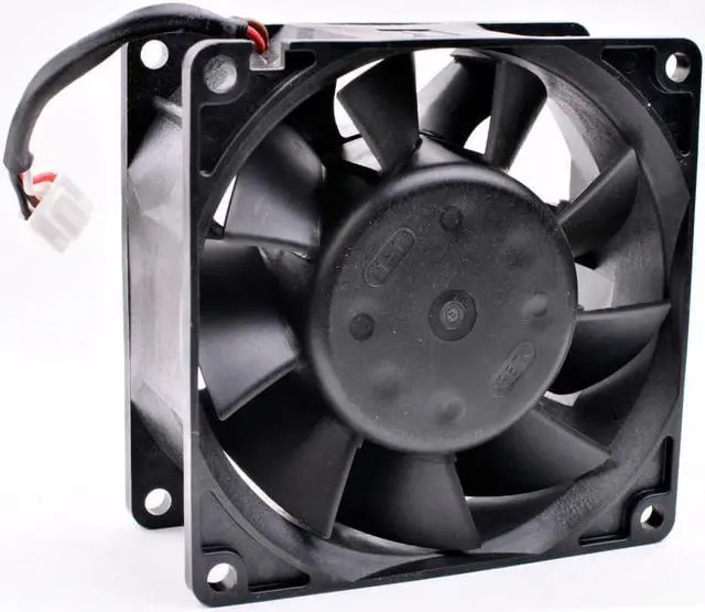 Alt view image 3 of 4 - 08038RA-12R-EU 8cm 8038 12V 2.15A 4 line waterproof large air volume server cooling fan
