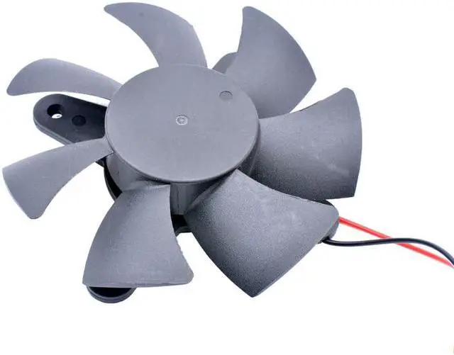 Alt view image 4 of 4 - RSH1225B diameter 115mm hole pitch 94mm 67mm DC12V 0.40A 2 wires, double ball bearing, large air volume cooling fan