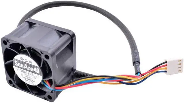 Alt view image 2 of 4 - 9GV0412P3J22 4cm 40mm fan 4028 DC12V 0.60A 4-wire PWM large air volume server large air volume cooling fan
