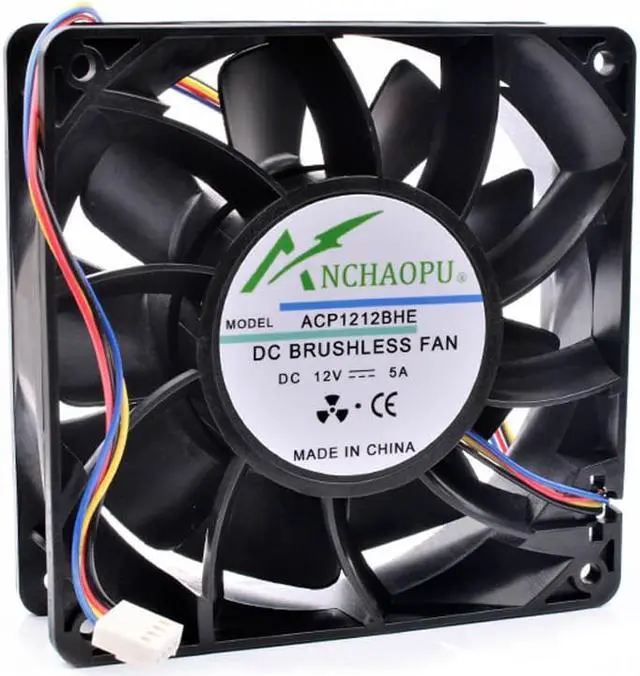 Main image of ANCHAOPU ACP1212BHE 12cm 12038 120mm 120x120x38mm DC12V 5A Ant S7 S9 chassis powerful cooling fan