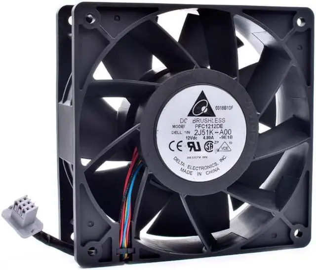 Main image of PFC1212DE 2J51K-A00 12cm 12038 120mm 120x120x38mm 12V 4.80A server chassis cooling fan