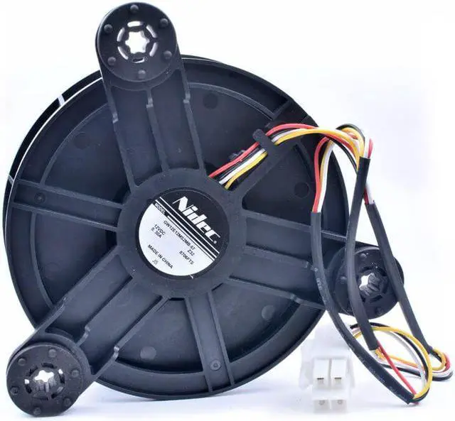 Alt view image 4 of 4 - GW12E12MS2MB-57 12V 0.30A Haier Hitachi refrigerator built-in air cooling fan