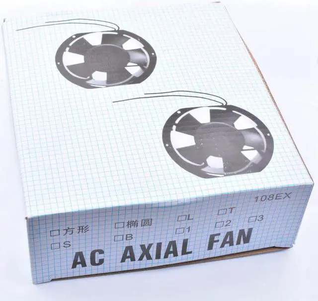Alt view image 4 of 4 - FP-108EX-S1-S/B 17250 17251 172x150x51mm 110V 220V 380V 38W cabinet metal heat-resistant cooling fan