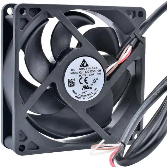 Alt view image 6 of 6 - QFR0912VJ-00 FTN 9cm 92mm fan 92x92x25mm DC12V 0.60A 4 lines high-volume cooling fan for server chassis