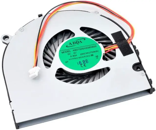 Alt view image 2 of 3 - New  AB07505HX060B00 00CWU753KS 5V 0.50A notebook cooling fan