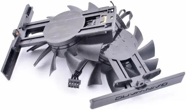 Alt view image 3 of 4 - PLA08015S12HH GAINWARD 12V 0.35A GTX 770 graphics card cooling double fan