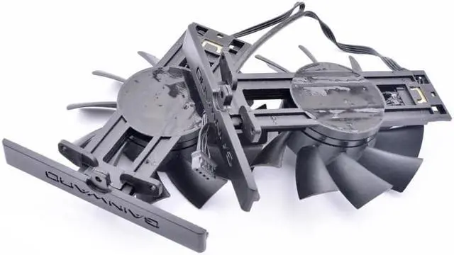 Alt view image 2 of 4 - PLA08015S12HH GAINWARD 12V 0.35A GTX 770 graphics card cooling double fan